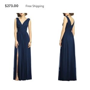 The Dessy Collection Navy Bridesmaid Dress